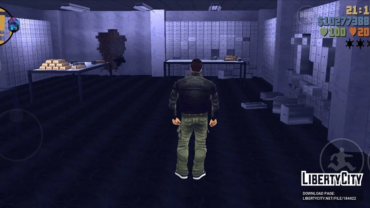 Интерьер Либерти Банка / GTA 3 (iOS, Android)