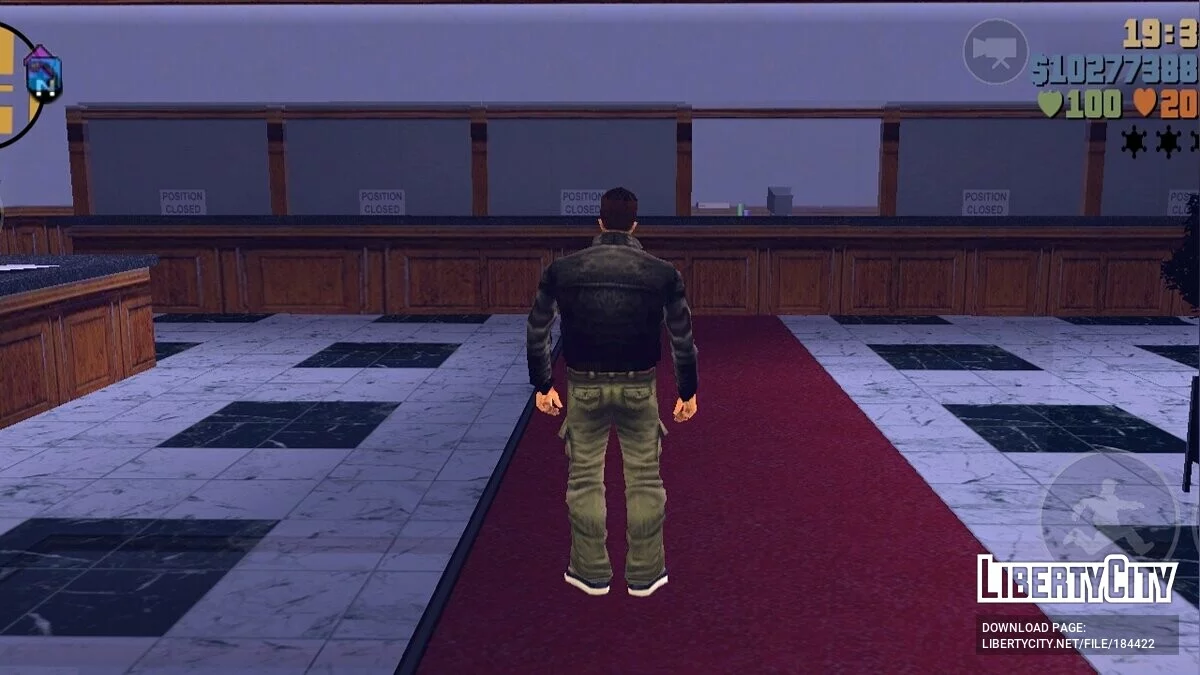 Интерьер Либерти Банка / GTA 3 (iOS, Android)