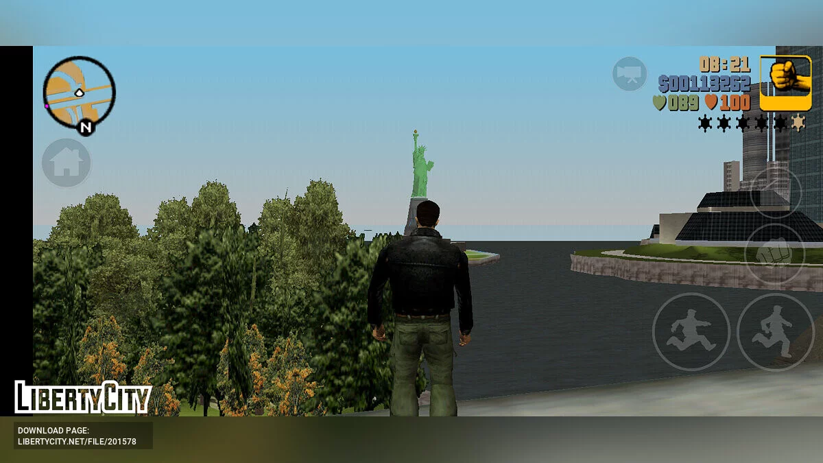 Статуя Свободы / GTA 3 (iOS, Android)