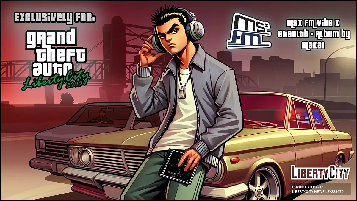 MSX FM x Makai - Stealth. Mod for iOS, Android / GTA 3 (iOS, Android)