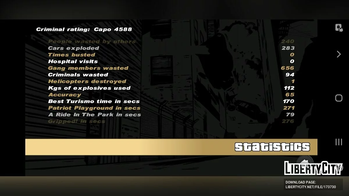 Сохранение на 100% с тюремной робой / GTA 3 (iOS, Android)