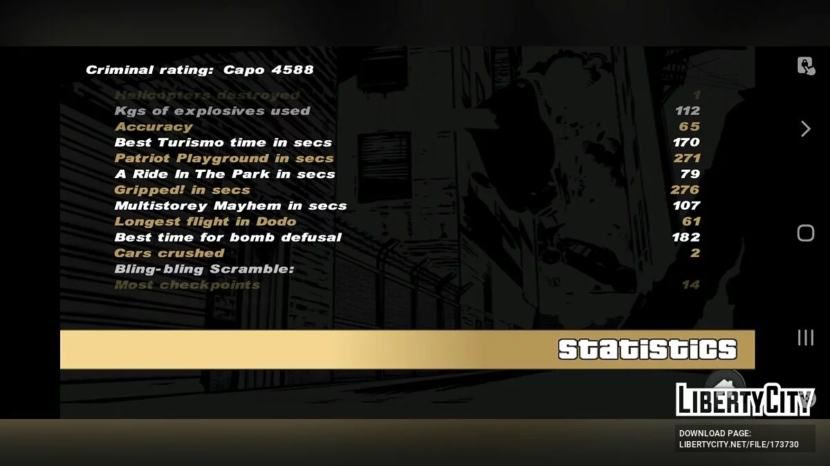 Сохранение на 100% с тюремной робой / GTA 3 (iOS, Android)