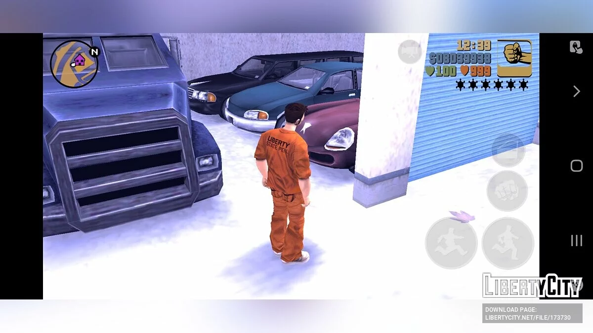 Сохранение на 100% с тюремной робой / GTA 3 (iOS, Android)