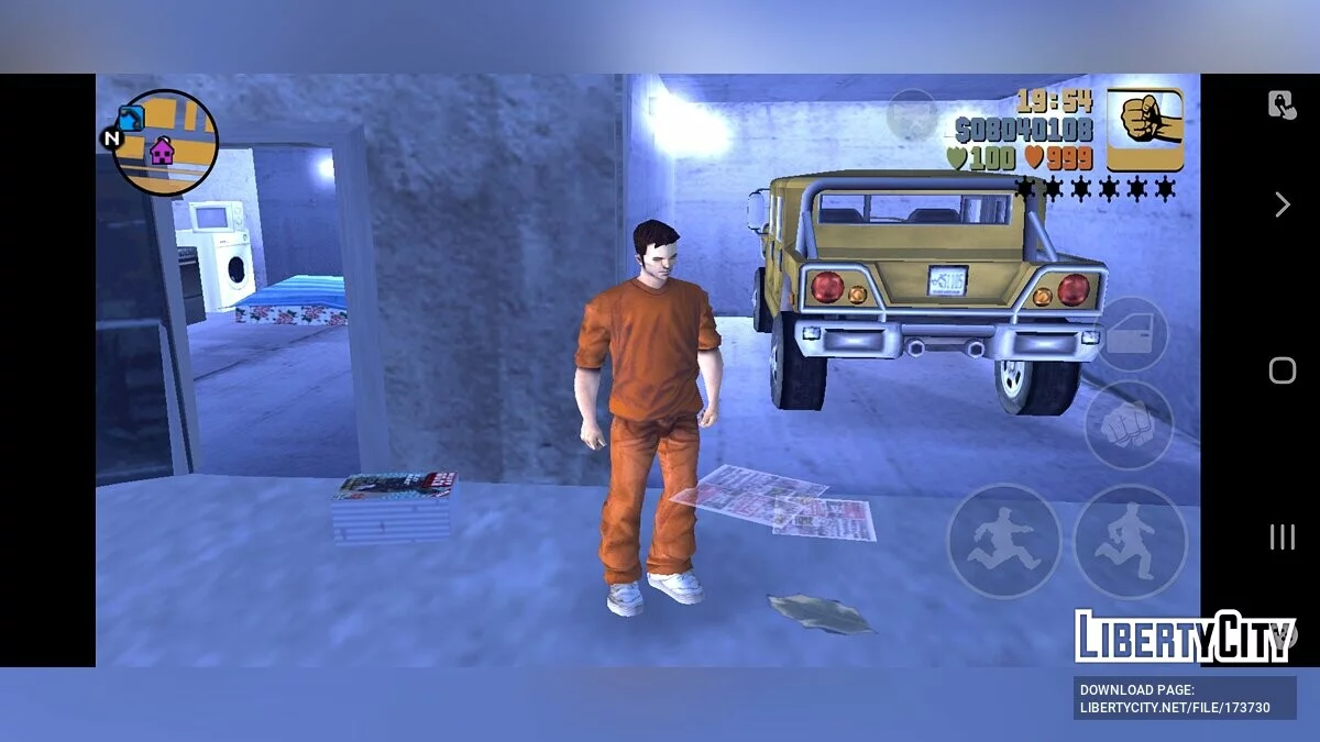 Сохранение на 100% с тюремной робой / GTA 3 (iOS, Android)