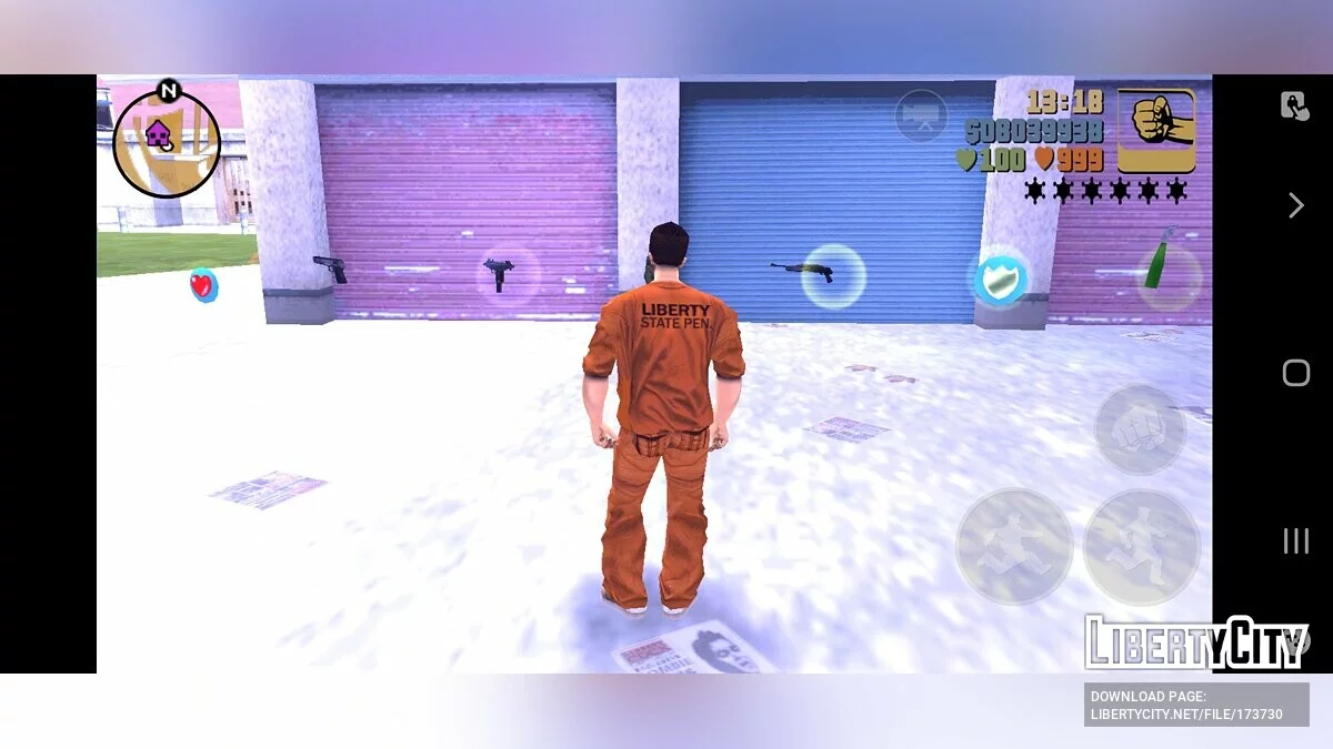 Сохранение на 100% с тюремной робой / GTA 3 (iOS, Android)