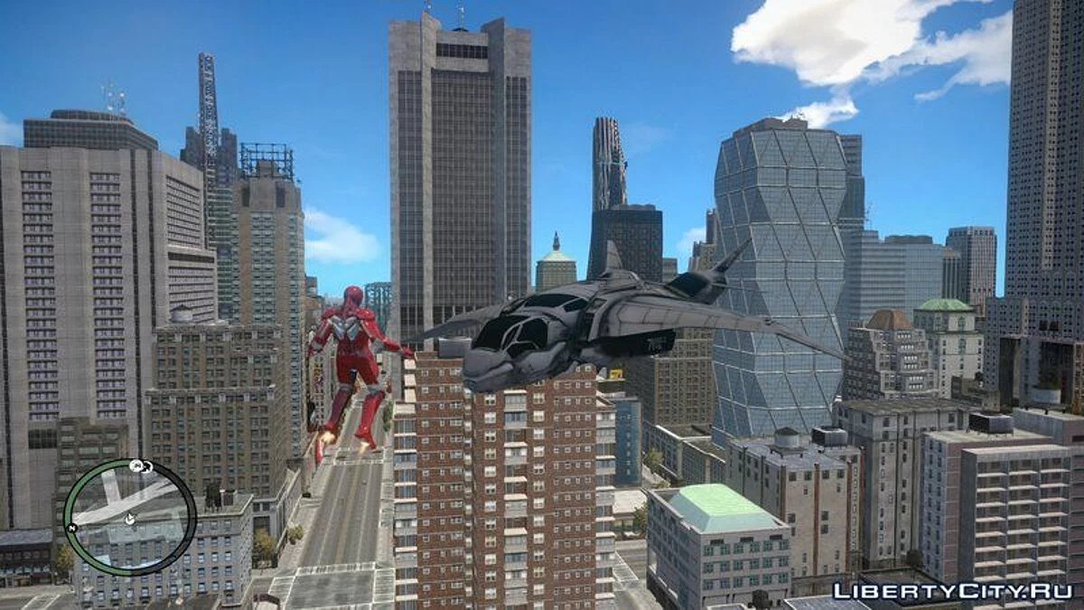 The Avengers S.H.I.E.L.D. Quinjet for GTA IV and EFLC / GTA 4