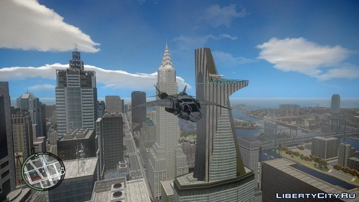 The Avengers S.H.I.E.L.D. Quinjet for GTA IV and EFLC / GTA 4