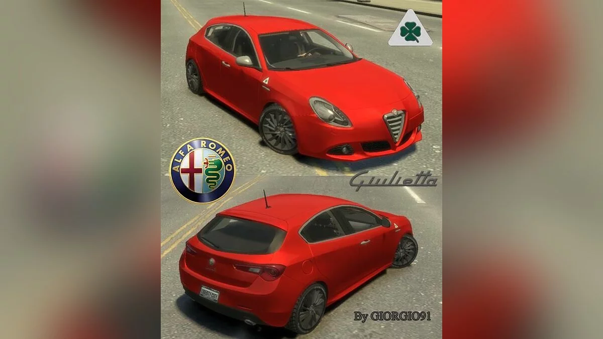 Alfa Romeo Giulietta Quadrifoglio Verde / GTA 4