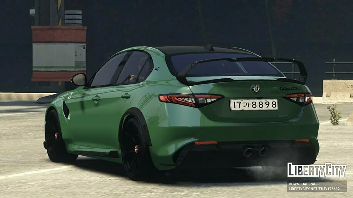 Alfa Romeo Giulia GTAm Chinese License Plate 2021 / GTA 4