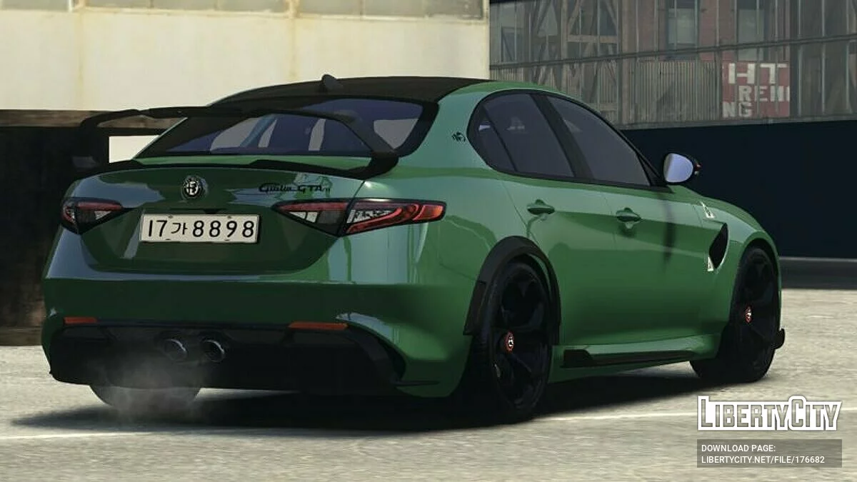 Alfa Romeo Giulia GTAm Chinese License Plate 2021 / GTA 4
