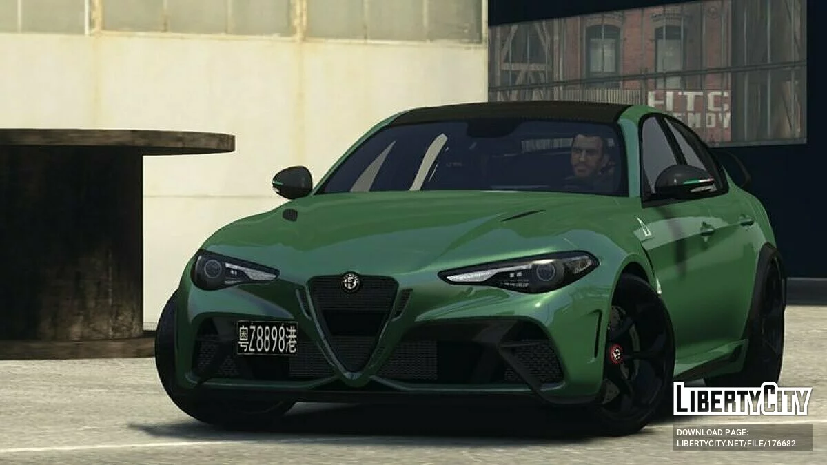 Alfa Romeo Giulia GTAm Chinese License Plate 2021 / GTA 4