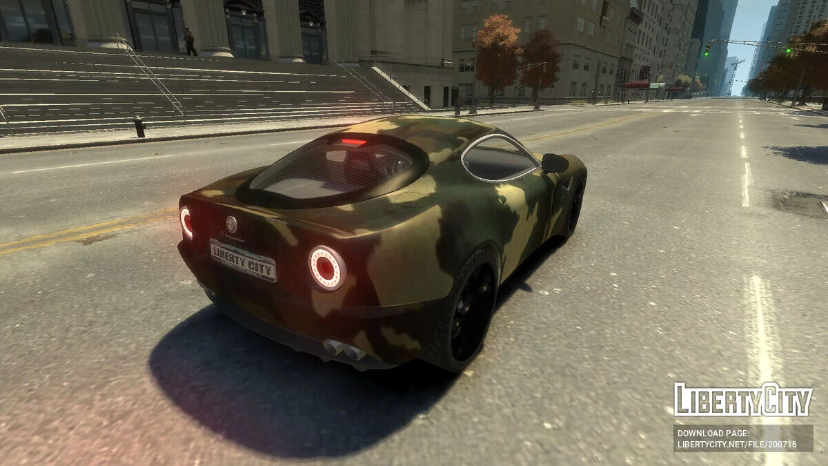 Alfa Romeo 8C R-LE Камуфляж / GTA 4