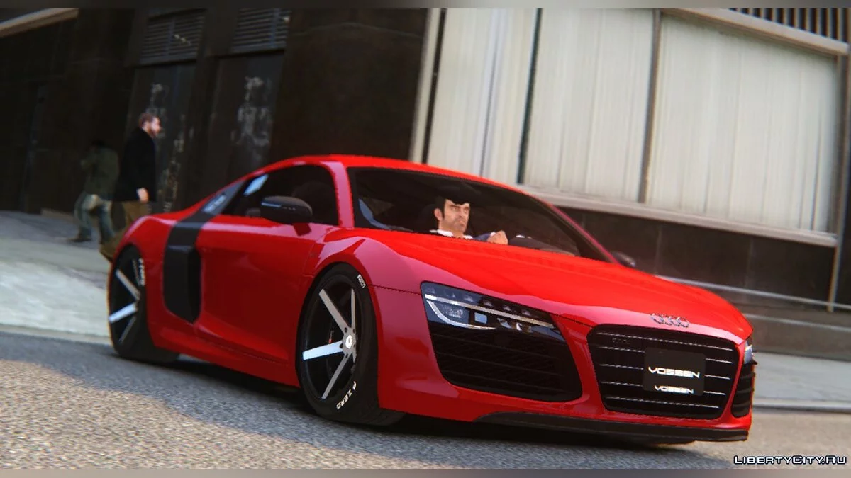 2013 Audi R8 V10 Plus Vossen CV3 Wheels / GTA 4