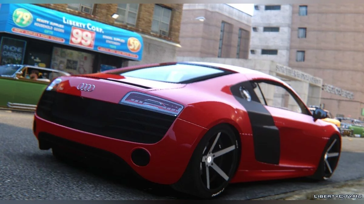 2013 Audi R8 V10 Plus Vossen CV3 Wheels / GTA 4