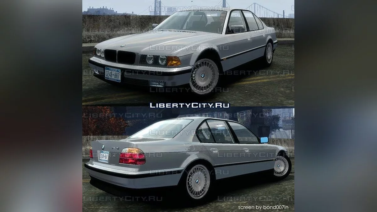 BMW 750i E38 Shadowline / GTA 4