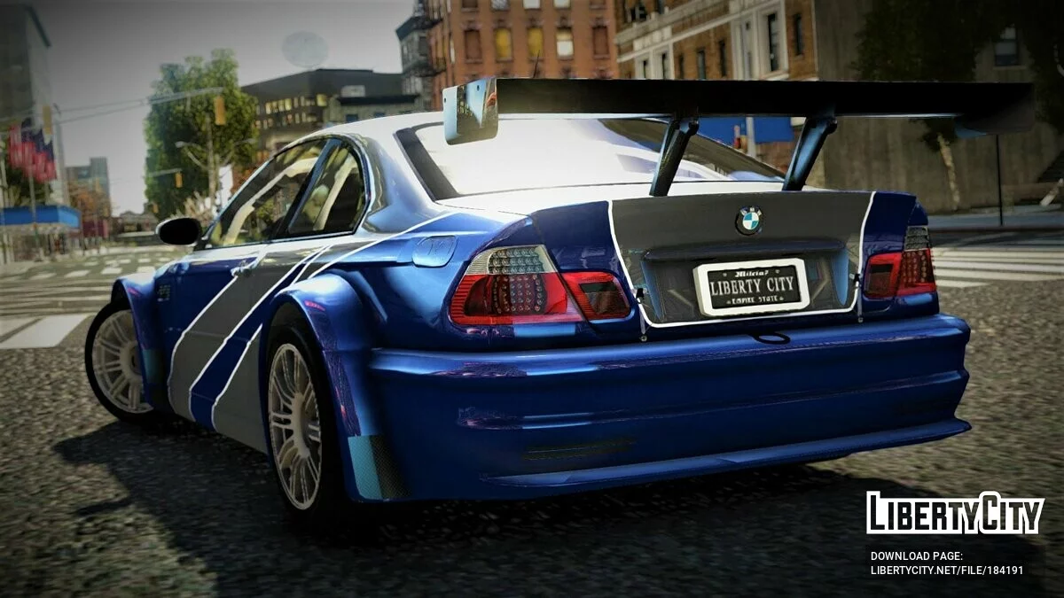 BMW M3 GTR E46 NFS MW / GTA 4