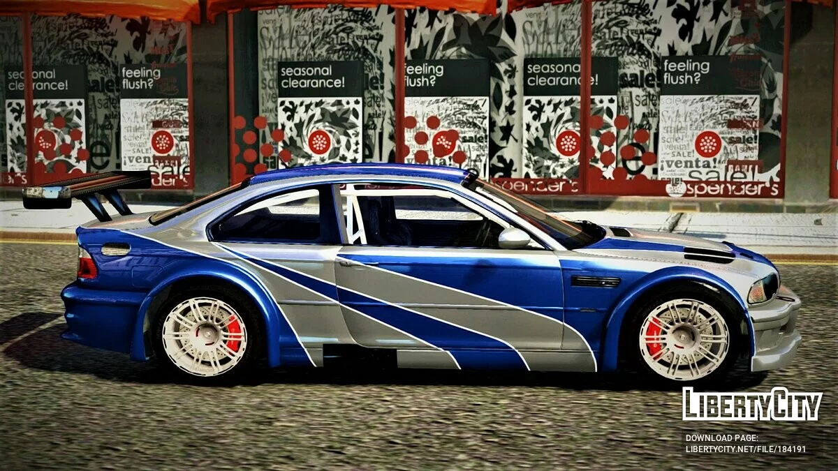 BMW M3 GTR E46 NFS MW / GTA 4