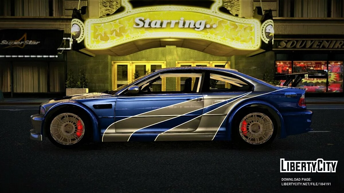 BMW M3 GTR E46 NFS MW / GTA 4