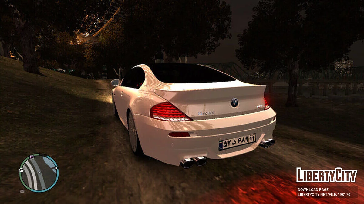 BMW M6 Iran License plate / GTA 4