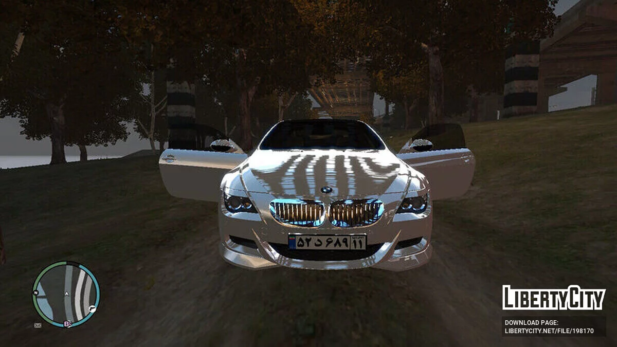 BMW M6 Iran License plate / GTA 4