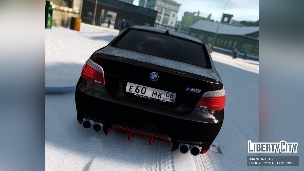 Скачать BMW M5 E60 для GTA 4