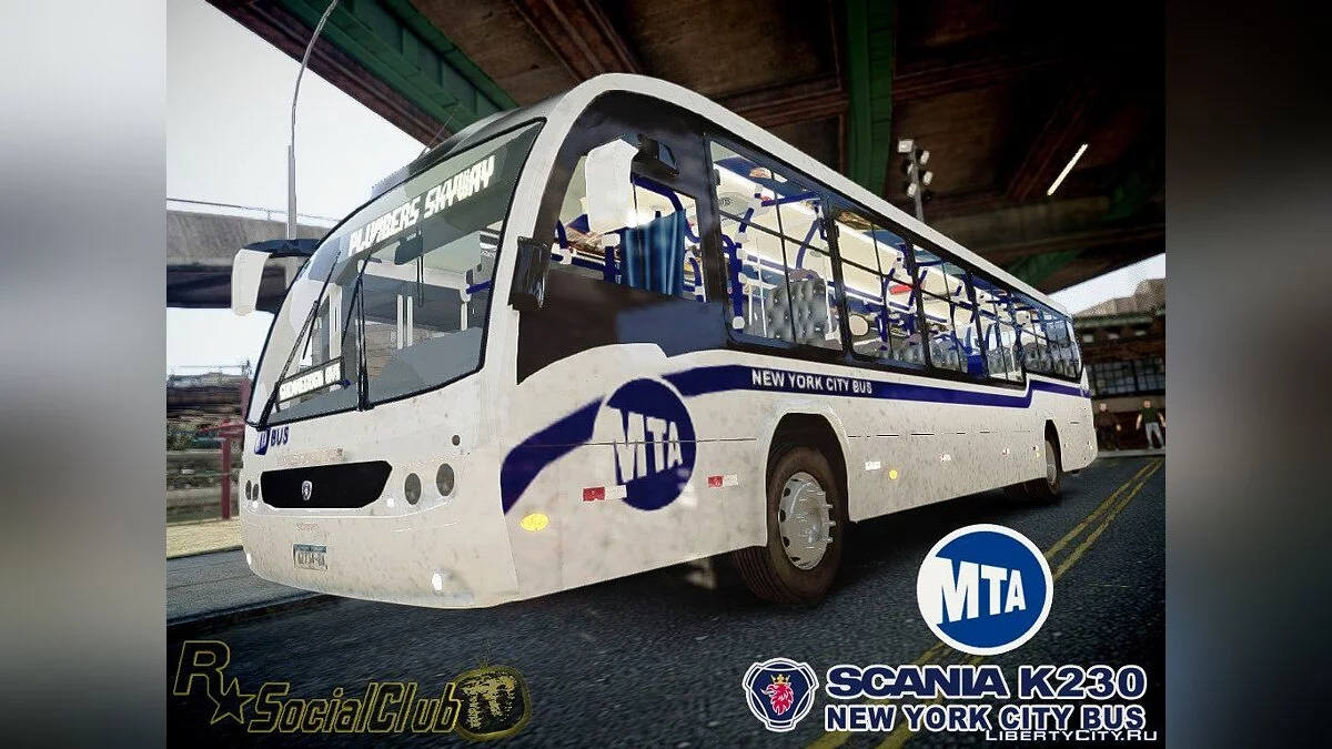 Scania K230 MTA New York City Bus / GTA 4