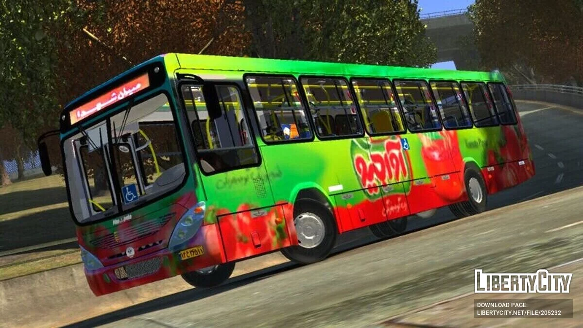 Bus inside the city of Tehran + OIV / GTA 4