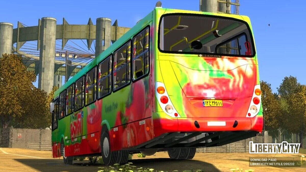 Bus inside the city of Tehran + OIV / GTA 4