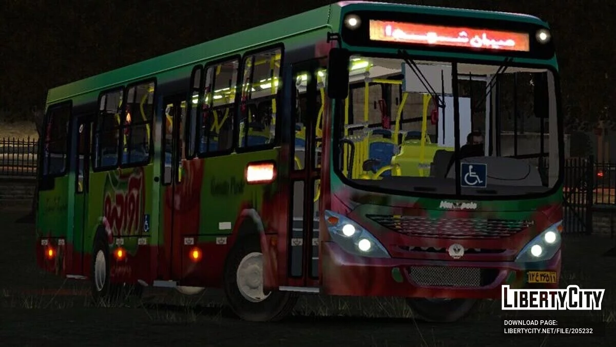 Bus inside the city of Tehran + OIV / GTA 4