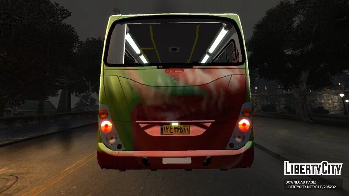 Bus inside the city of Tehran + OIV / GTA 4