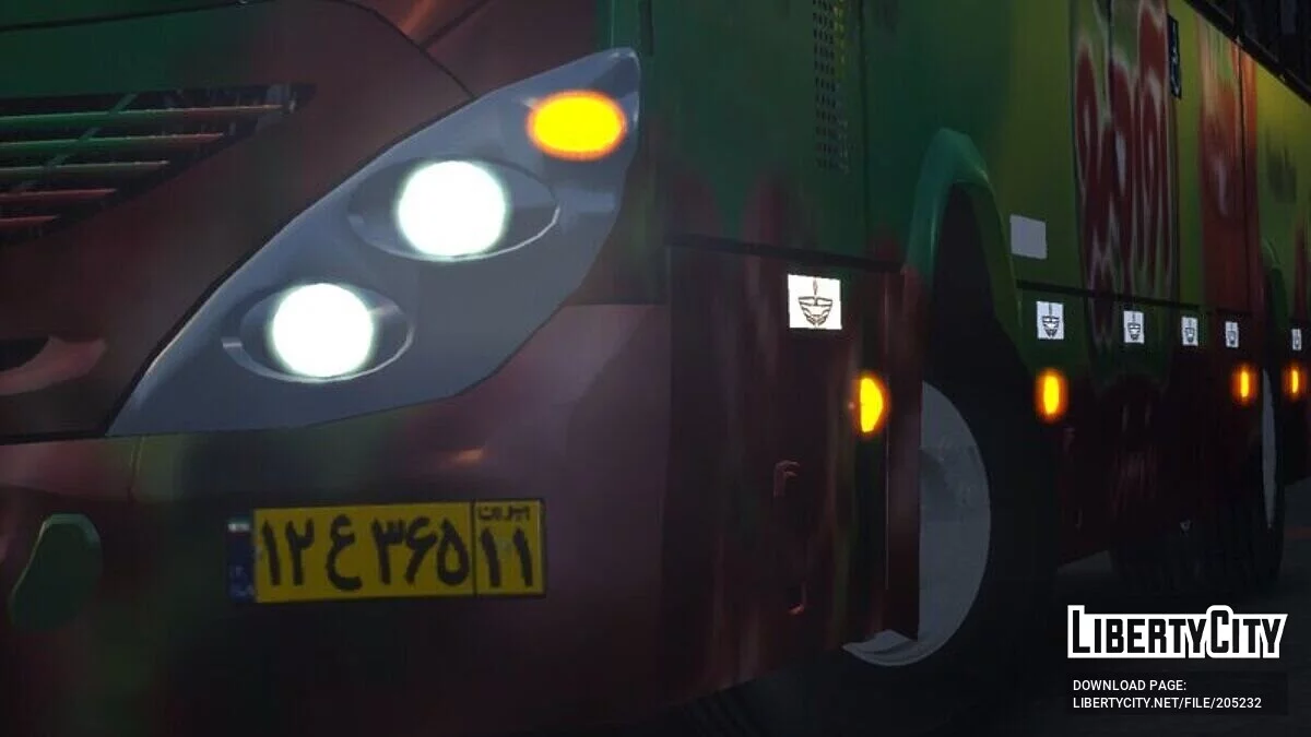 Bus inside the city of Tehran + OIV / GTA 4