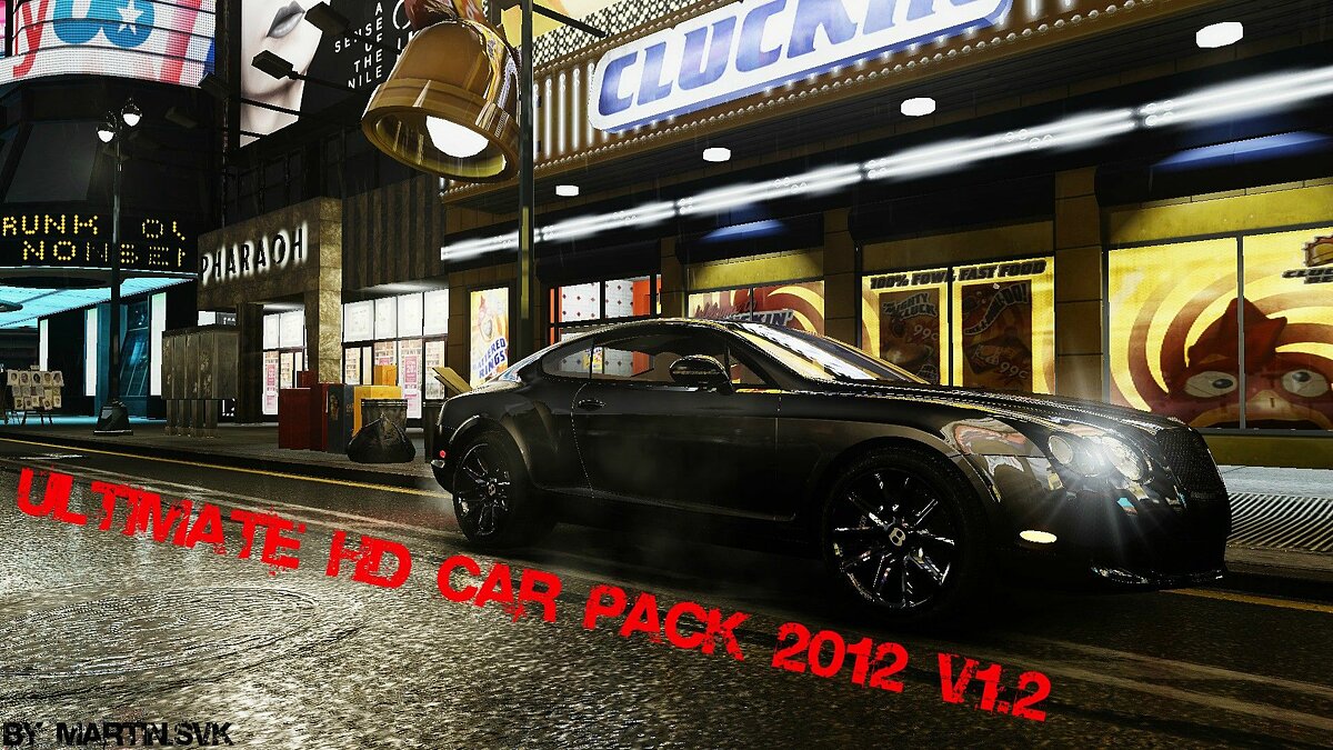 Скачать Ultimate HD Car Pack 2012 v1.2 для GTA 4