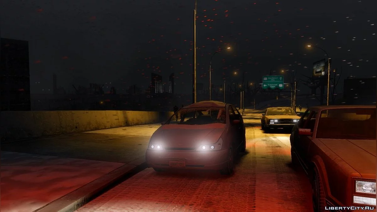 Пак заснеженных машин из Winter Liberty / GTA 4
