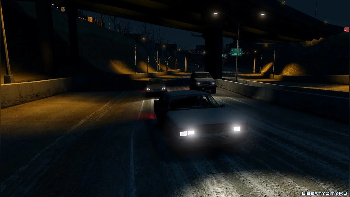 Пак заснеженных машин из Winter Liberty / GTA 4