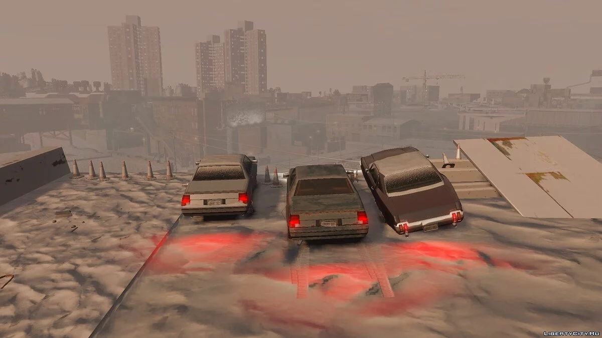 Пак заснеженных машин из Winter Liberty / GTA 4