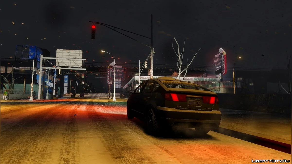 Пак заснеженных машин из Winter Liberty / GTA 4