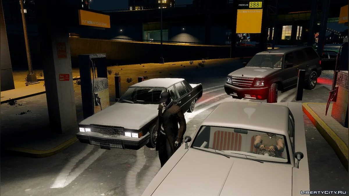 Пак заснеженных машин из Winter Liberty / GTA 4