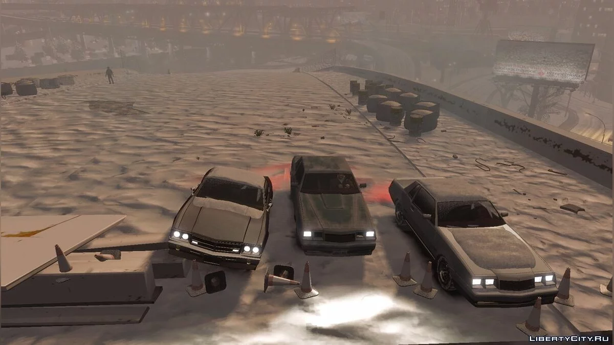 Пак заснеженных машин из Winter Liberty / GTA 4