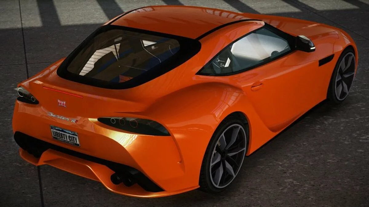 Dinka Jester RR Moving Steering Wheel / GTA 4