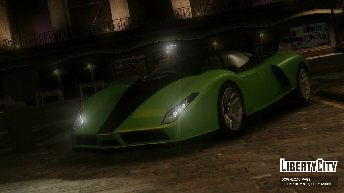 Grotti Cheetah [Тюнинг | Рабочий руль] / GTA 4