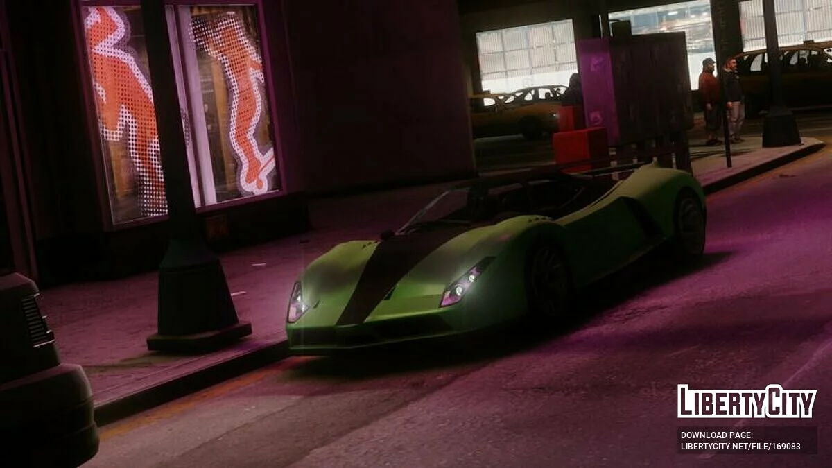 Grotti Cheetah [Тюнинг | Рабочий руль] / GTA 4