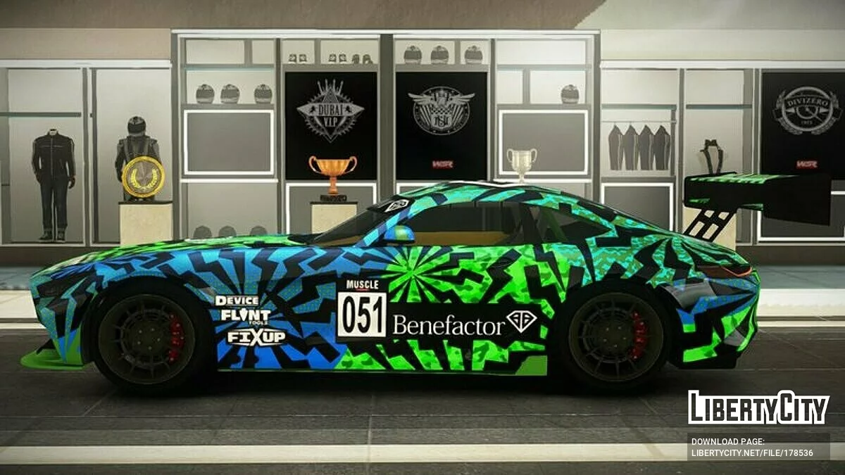 Benefactor Schlagen GT [Рабочий руль \ Тюнинг \ Раскраски] / GTA 4