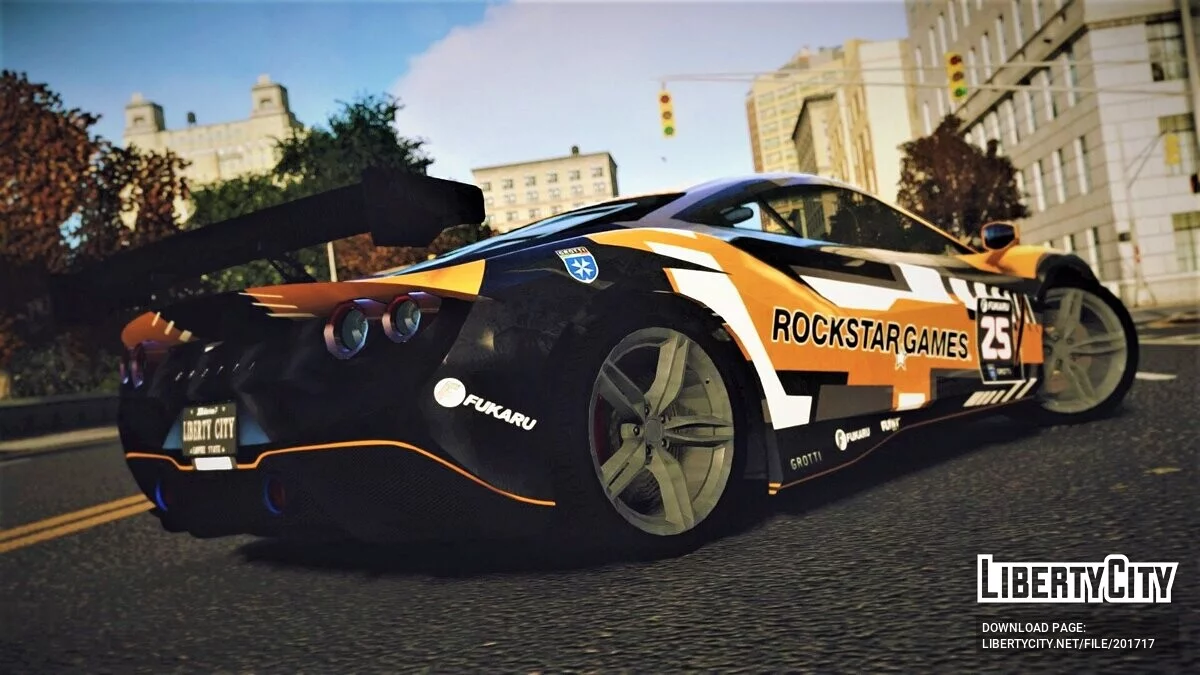 Grotti Turismo Omaggio [Tuning / Addon / Replace / Moving Steering Wheel / 22 Liveries / LQ] / GTA 4