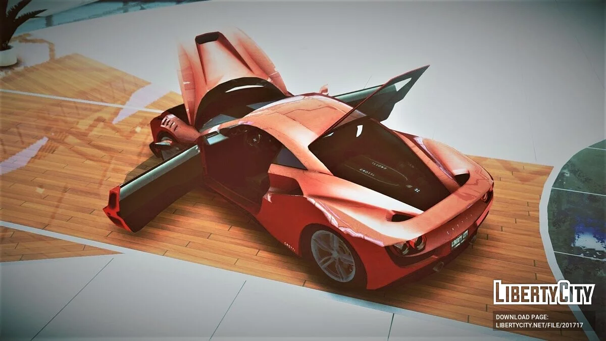 Grotti Turismo Omaggio [Tuning / Addon / Replace / Moving Steering Wheel / 22 Liveries / LQ] / GTA 4