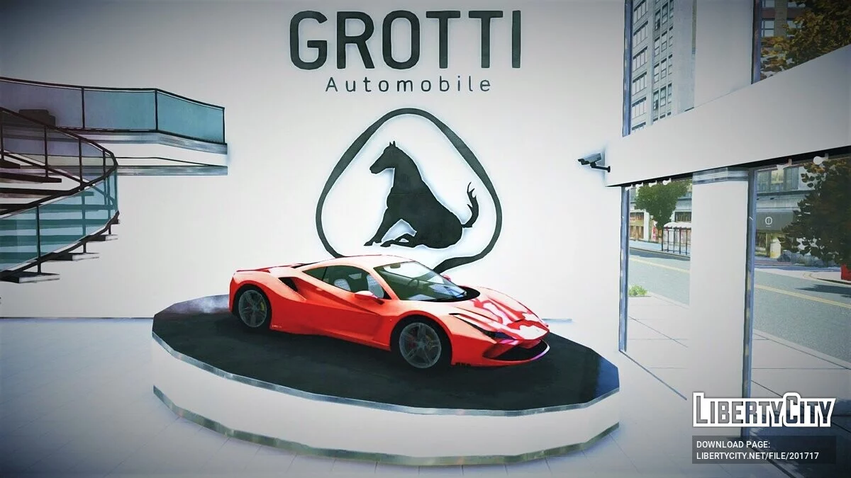 Grotti Turismo Omaggio [Tuning / Addon / Replace / Moving Steering Wheel / 22 Liveries / LQ] / GTA 4