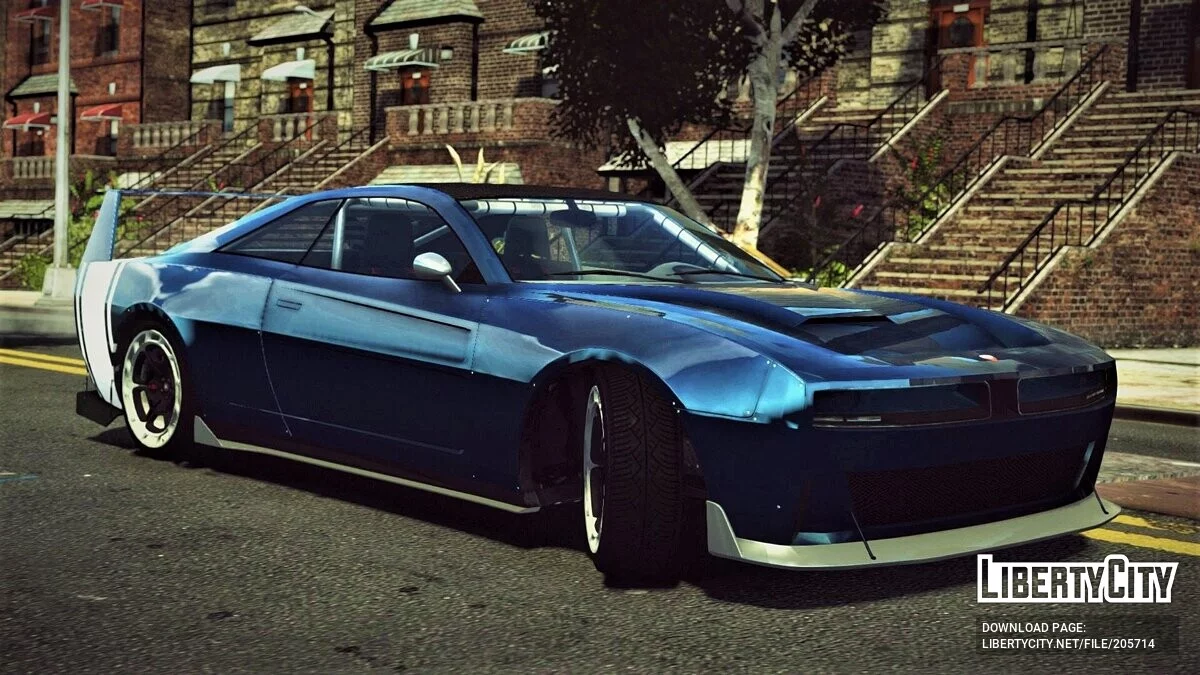 Bravado Buffalo EVX [Addon / Replace / Moving Steering Wheel / 10 Liveries / LQ] / GTA 4