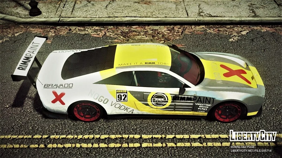 Bravado Buffalo EVX [Addon / Replace / Moving Steering Wheel / 10 Liveries / LQ] / GTA 4