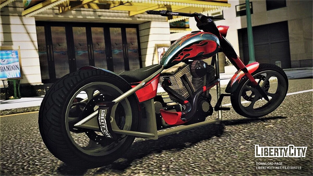 Liberty City Cycles Avarus [Addon / Replace / 18 Liveries / LQ] / GTA 4