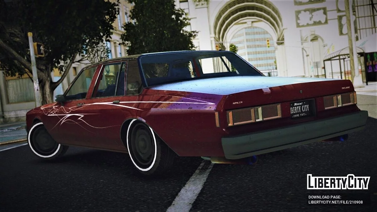 Declasse Impaler LX [Addon / Replace / Moving Steering Wheel / 10 Liveries / LQ] / GTA 4