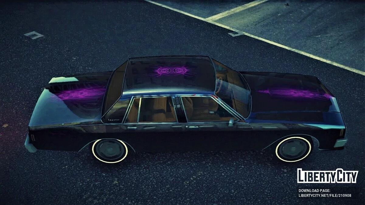 Declasse Impaler LX [Addon / Replace / Moving Steering Wheel / 10 Liveries / LQ] / GTA 4